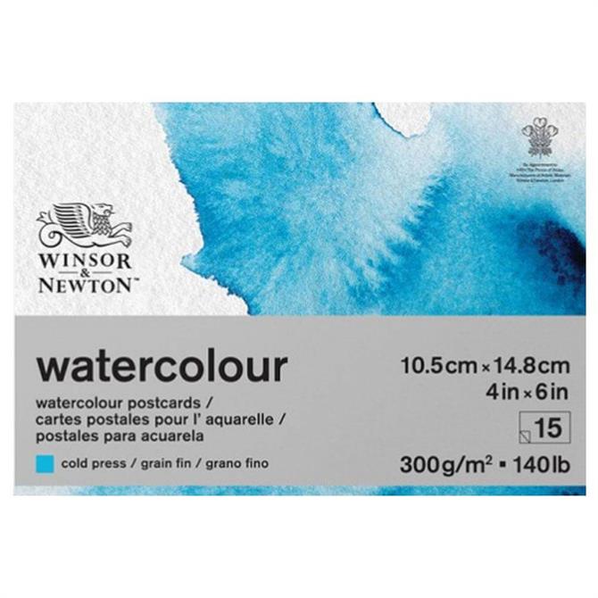 Winsor & Newton Watercolour Cold Pressed A6 Postcard Pad